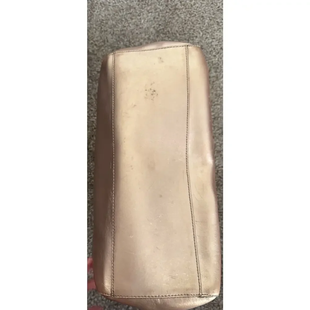 Kate Spade Metallic Rose Gold Tote‎ Bag Purse - Picture 7 of 7